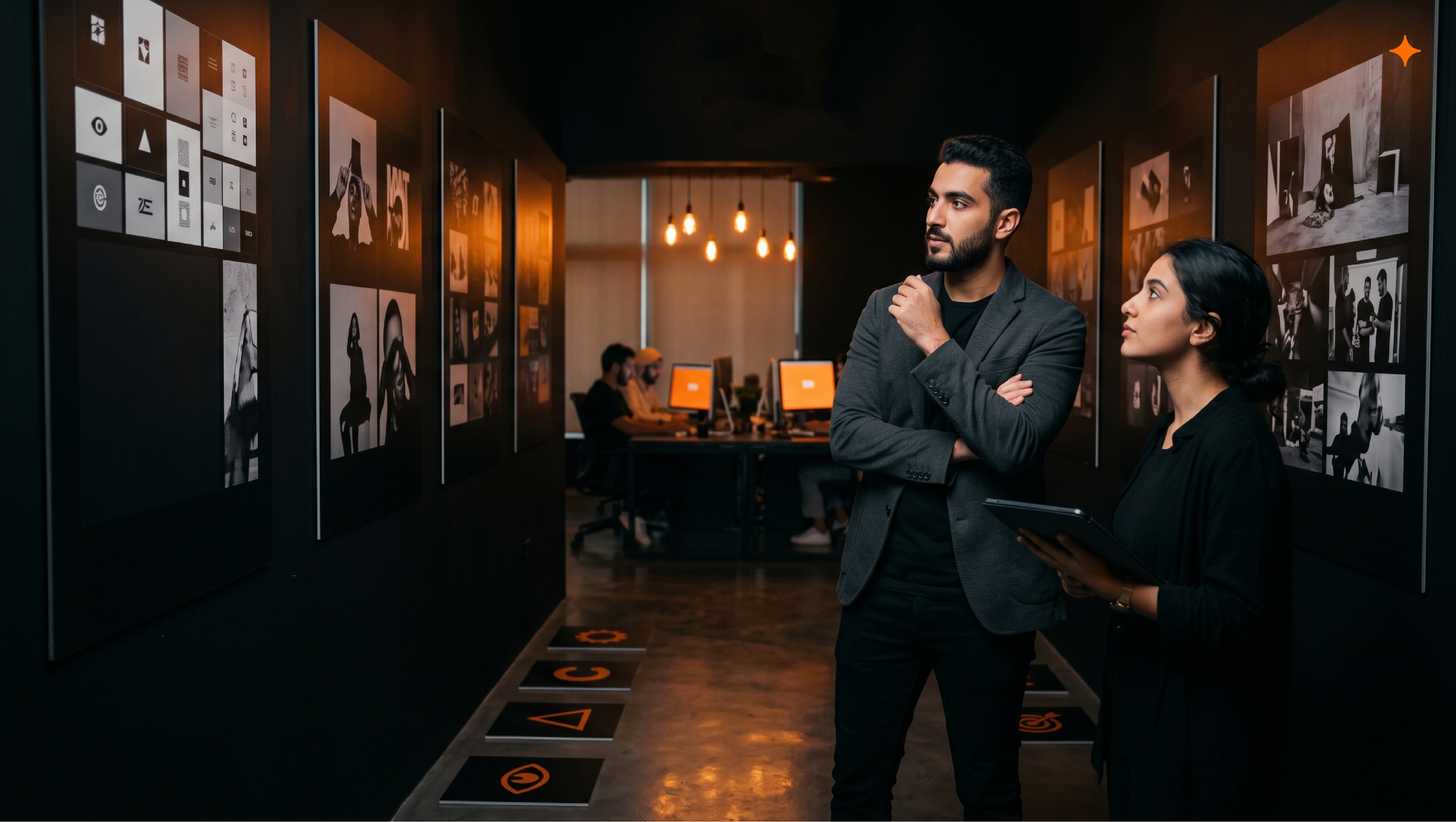     Visual showing the difference between strategic creativity and pure execution when choosing an advertising company in the UAE