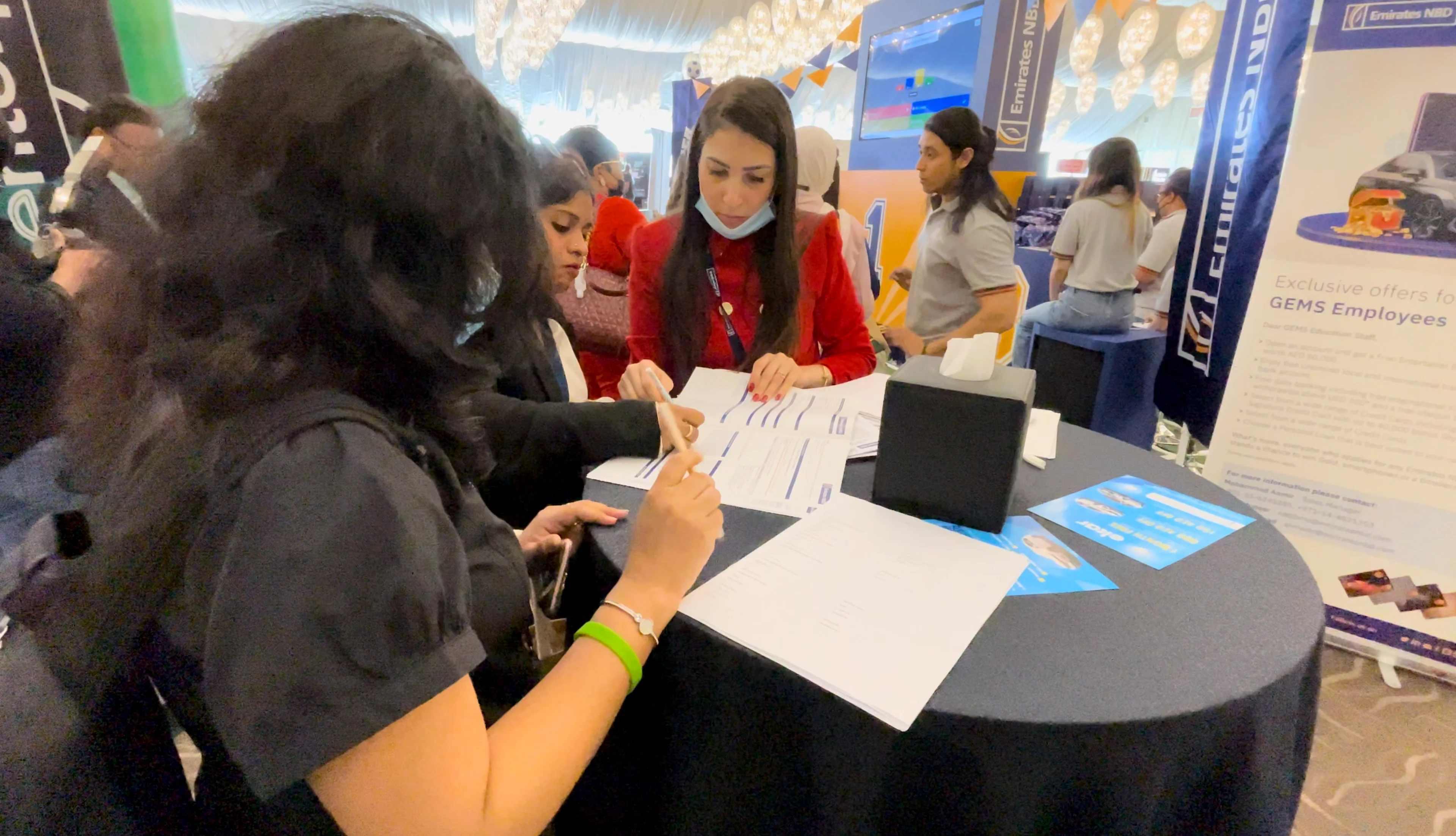 Participation naturally flowed into conversations with Emirates NBD representatives, helping convert engagement into new customer relationships.
