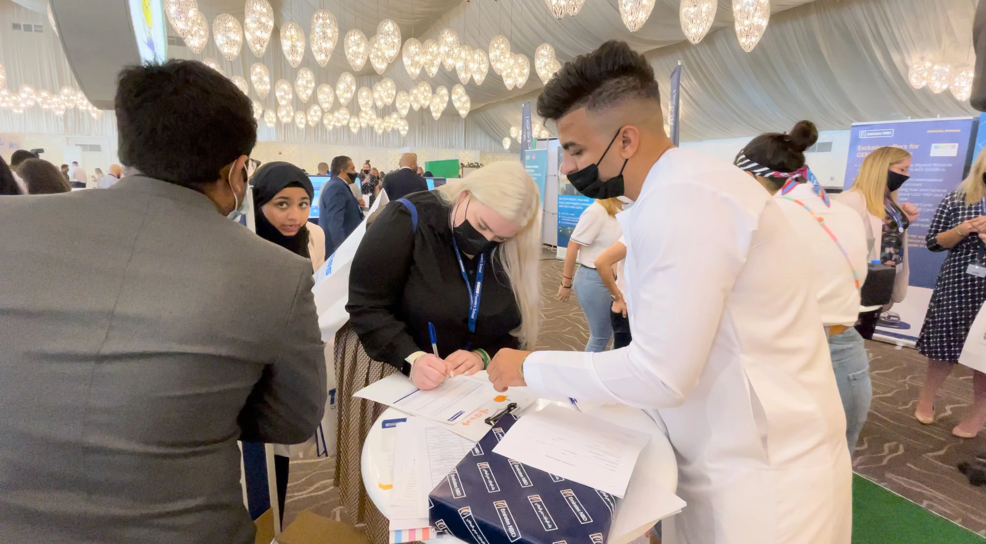 School of Engagement experiential marketing case study by Almost Impossible for Emirates NBD at GEMS Awareness Day in Dubai.