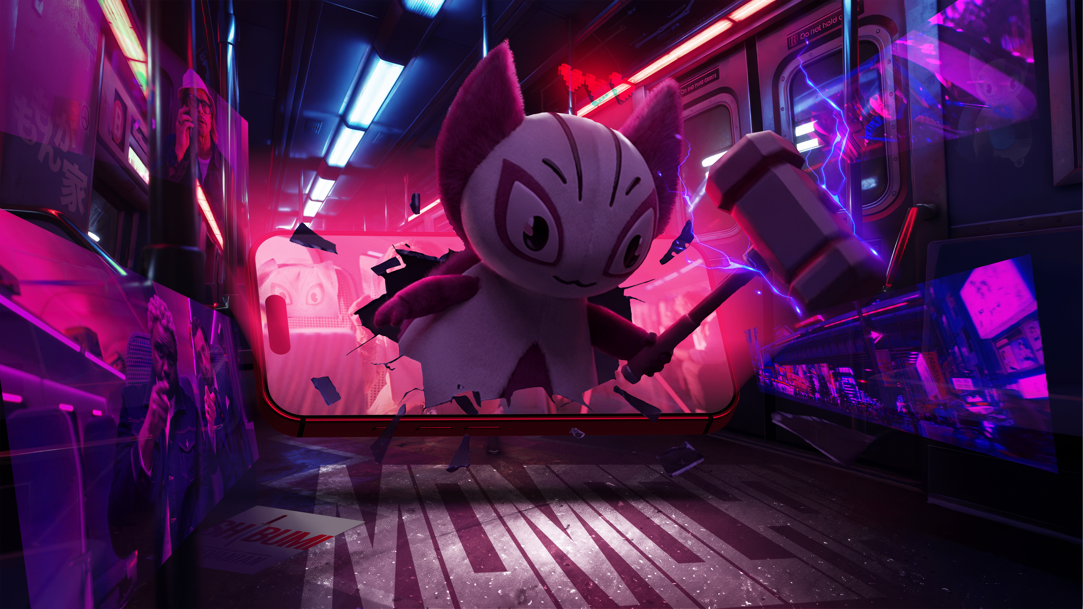 Bullet Train VR Momochan 360 VR