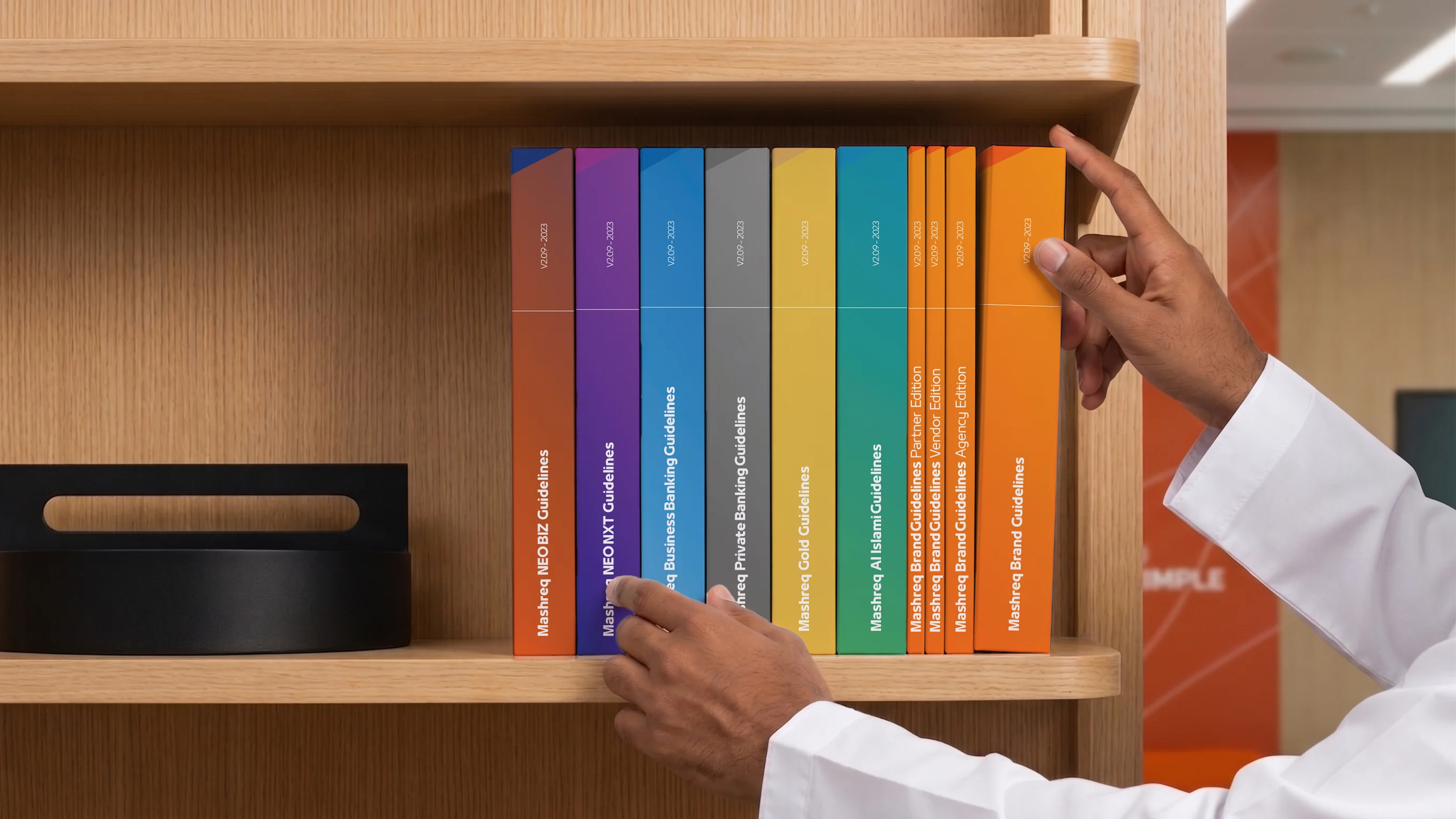 Mashreq digital-first identity system showing one brand many expressions and one governed system