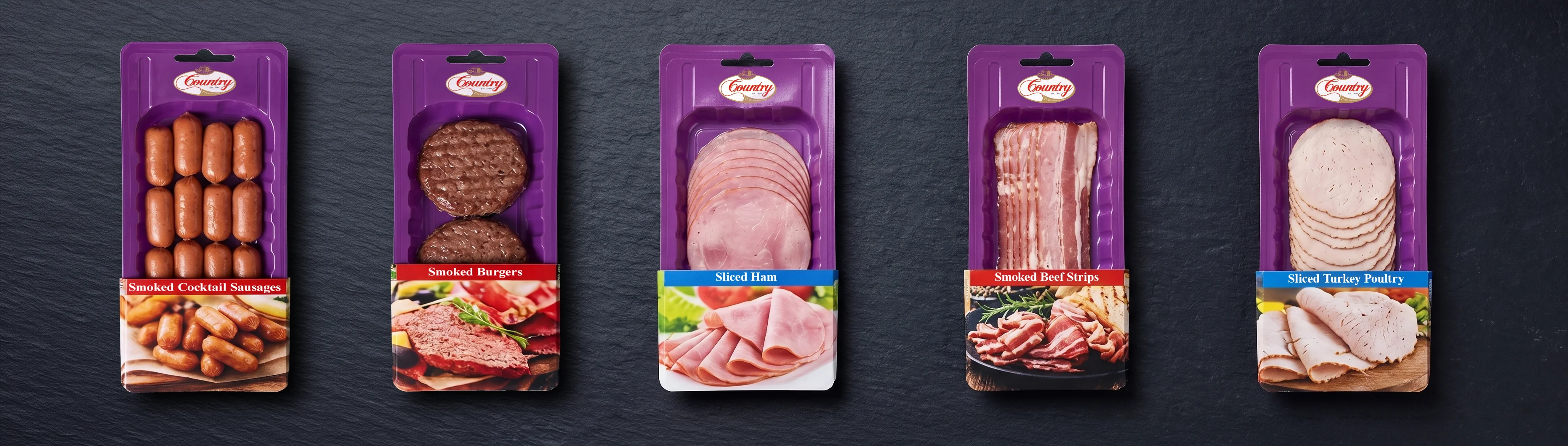 Country Arabia premium chilled meat packaging for Lazy Recipes campaign Country Arabia premium chilled meat packaging for Lazy Recipes campaign