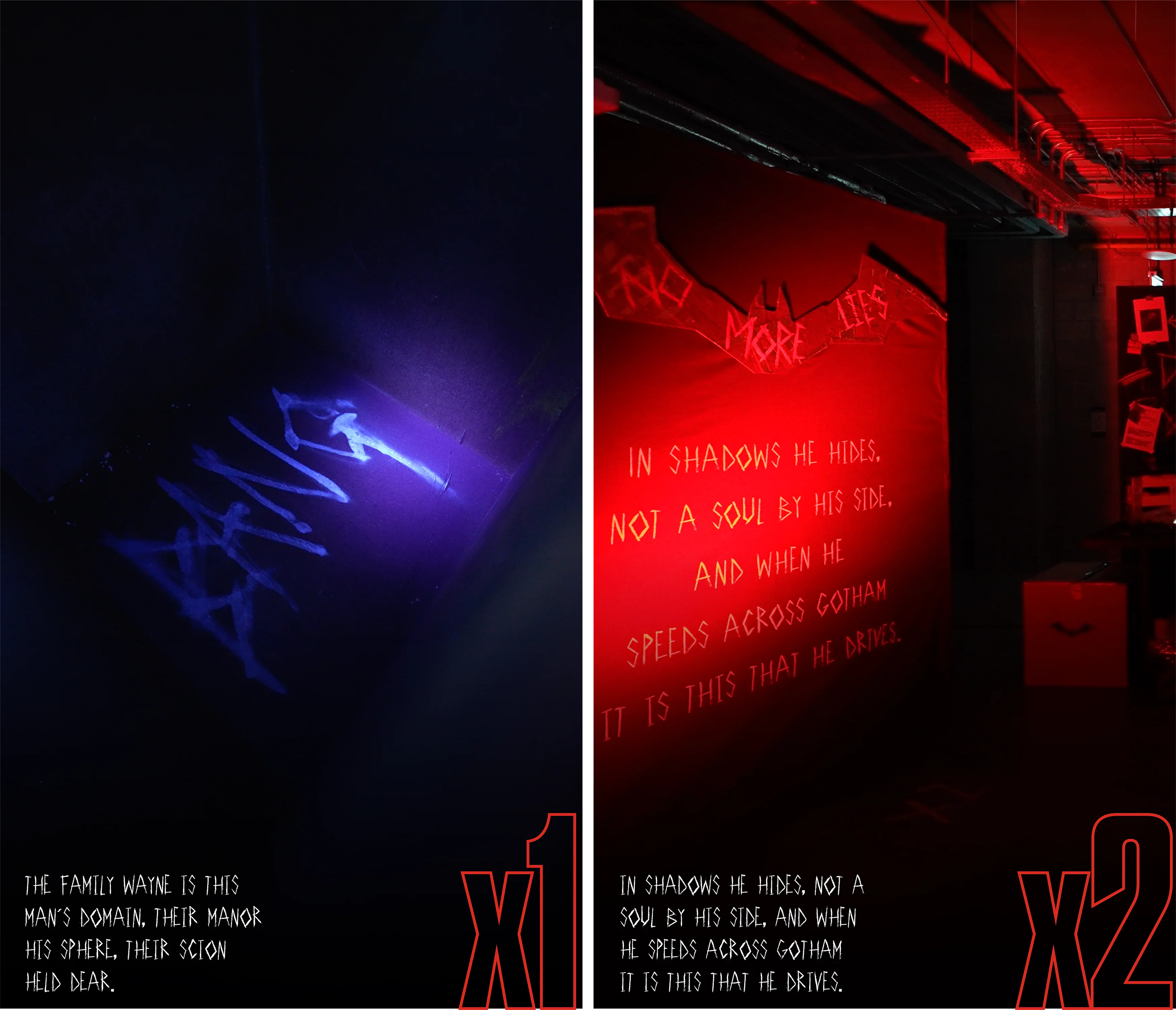Gotham City Pavilion game card used to solve four Riddler clues at Expo 2020 Dubai